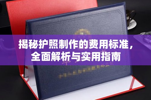 宁海揭秘护照制作的费用标准，全面解析与实用指南